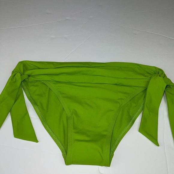 KORAL Swim Bikini Tie Bottoms Lime Green M - Picture 3 of 7